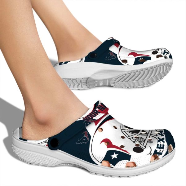 Customized Houston Texans Football Helmet Crocs High quality