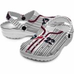 Customized Houston Texans Pinstripe Pattern Crocs Best selling