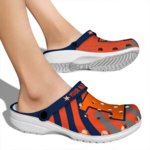 Customized Illinois Fighting Illini Star Spangled Graphic Crocs High quality