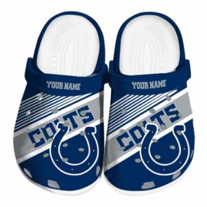 Customized Indianapolis Colts Vibrant Dual Tone Crocs Best selling