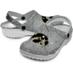 Customized Iowa Hawkeyes Cracked Texture Crocs Best selling