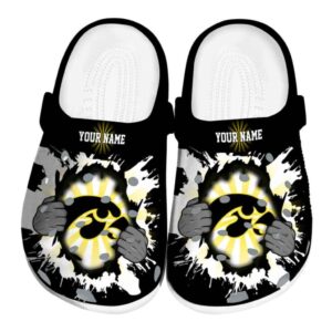 Customized Iowa Hawkeyes Gripping Hand Crocs Best selling