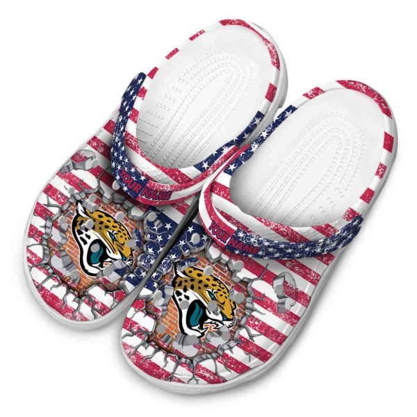 Customized Jacksonville Jaguars Freedom Splinter Crocs Trendy
