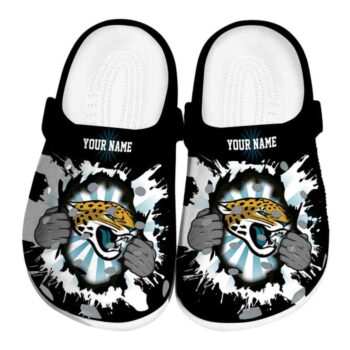 Customized Jacksonville Jaguars Gripping Hand Crocs Best selling