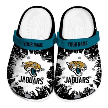 Customized Jacksonville Jaguars Splash Art Crocs Best selling
