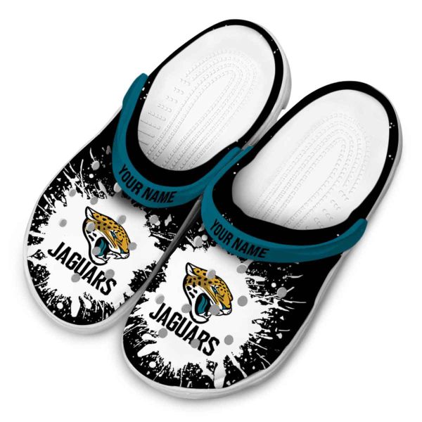 Customized Jacksonville Jaguars Splash Art Crocs Trendy