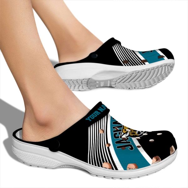 Customized Jacksonville Jaguars Vibrant Dual Tone Crocs High quality
