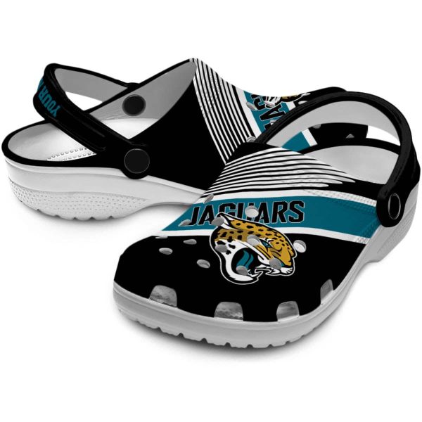Customized Jacksonville Jaguars Vibrant Dual Tone Crocs Latest Model
