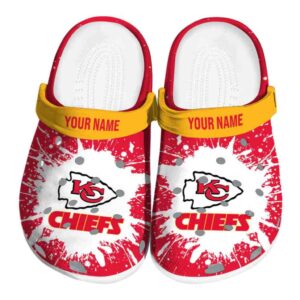 Customized Kansas City Chiefs Splash Art Crocs Best selling