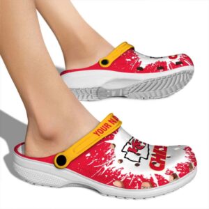 Customized Kansas City Chiefs Splash Art Crocs High quality
