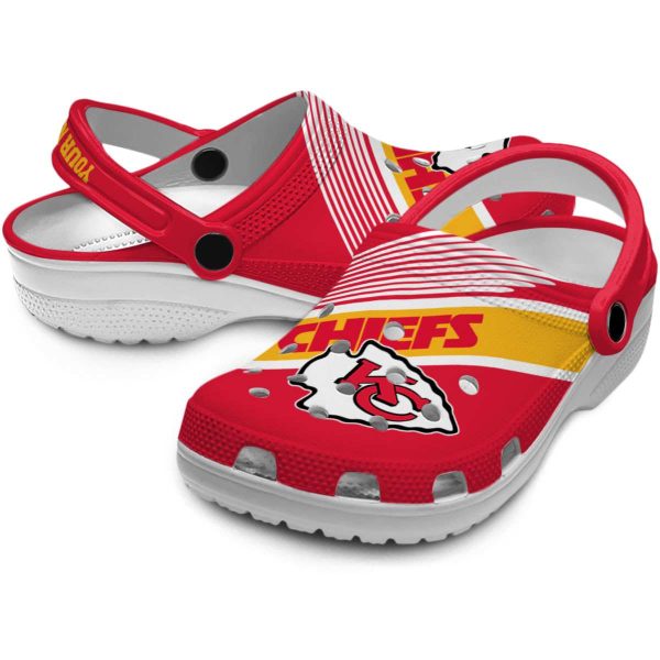 Customized Kansas City Chiefs Vibrant Dual Tone Crocs Latest Model
