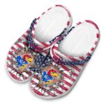 Customized Kansas Jayhawks Freedom Splinter Crocs Best selling