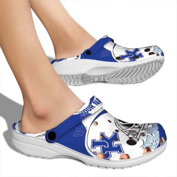 Customized Kentucky Wildcats Football Helmet Crocs High quality