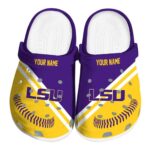 Customized LSU Tigers Baseball Motif Crocs Best selling