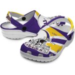 Customized LSU Tigers Football Helmet Crocs Best selling