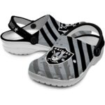 Customized Las Vegas Raiders Star Spangled Graphic Crocs Best selling