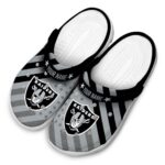 Customized Las Vegas Raiders Star Spangled Graphic Crocs Best selling