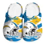Customized Los Angeles Chargers Football Helmet Crocs Best selling