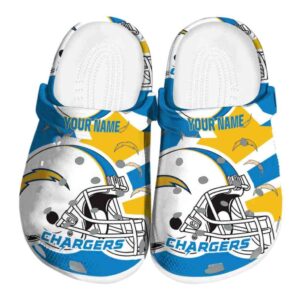 Customized Los Angeles Chargers Football Helmet Crocs Best selling