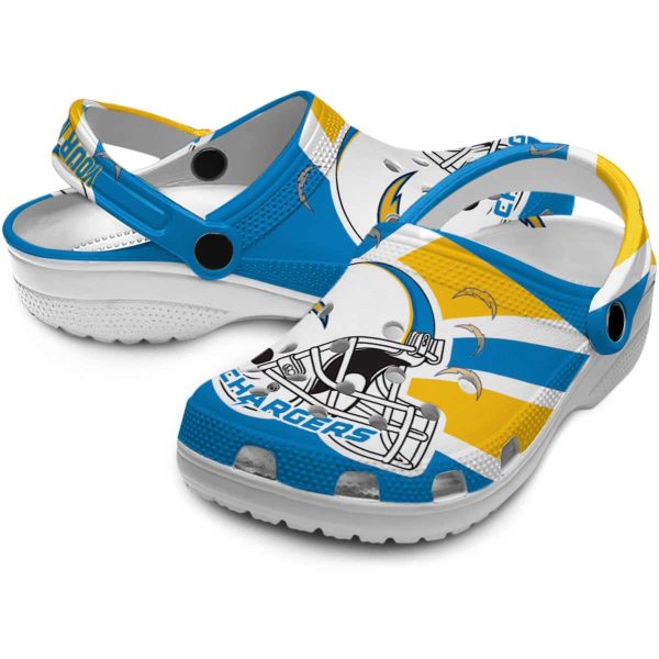 Customized Los Angeles Chargers Football Helmet Crocs Latest Model