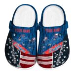 Customized Los Angeles Dodgers Star Spangled Side Pattern Crocs Best selling