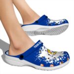 Customized Los Angeles Rams Splatter Background Crocs Best selling