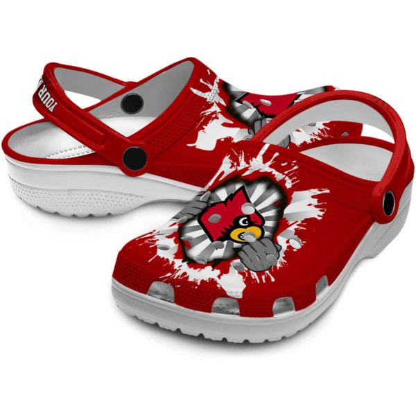 Customized Louisville Cardinals Gripping Hand Crocs Latest Model
