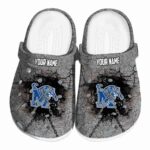 Customized Memphis Tigers Cracked Ground Texture Crocs Best selling