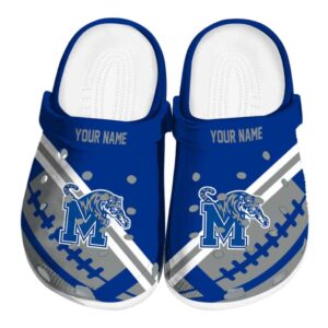 Customized Memphis Tigers Football Motif Crocs Best selling