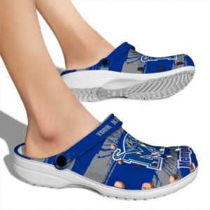 Customized Memphis Tigers Paint Splatter Graphics Crocs High quality