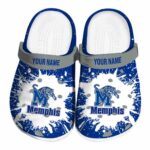 Customized Memphis Tigers Splash Art Crocs Best selling