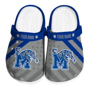 Customized Memphis Tigers Star Spangled Graphic Crocs Best selling