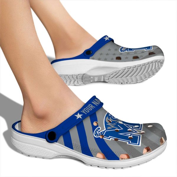 Customized Memphis Tigers Star Spangled Graphic Crocs High quality