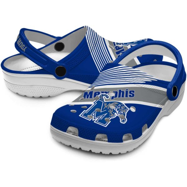 Customized Memphis Tigers Vibrant Dual Tone Crocs Latest Model