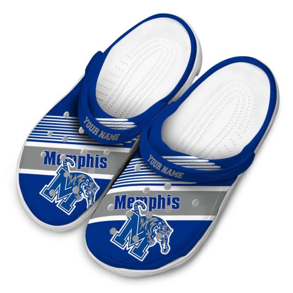 Customized Memphis Tigers Vibrant Dual Tone Crocs Trendy