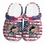 Customized Miami Marlins Freedom Splinter Crocs Best selling