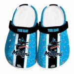 Customized Miami Marlins Vertical Stripes Crocs Best selling