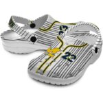 Customized Michigan Wolverines Pinstripe Pattern Crocs Best selling