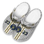 Customized Milwaukee Brewers Pinstripe Pattern Crocs Best selling
