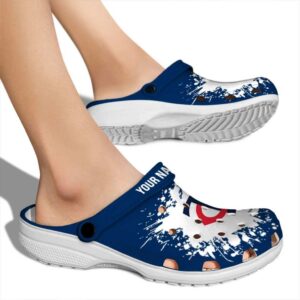 Customized Minnesota Twins Splatter Background Crocs High quality