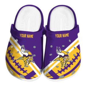 Customized Minnesota Vikings Football Motif Crocs Best selling