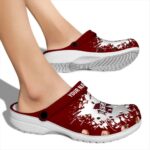 Customized Mississippi State Bulldogs Splatter Background Crocs Best selling