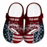 Customized Mississippi State Bulldogs Star Spangled Side Pattern Crocs Best selling