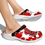 Customized NC State Wolfpack Splatter Pattern Crocs Best selling