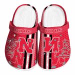 Customized Nebraska Cornhuskers Contrasting Stripes Crocs Best selling