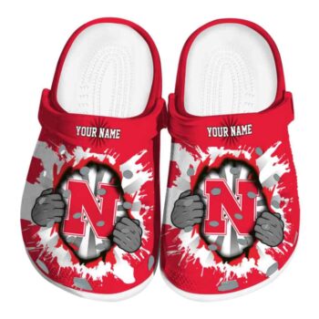Customized Nebraska Cornhuskers Gripping Hand Crocs Best selling