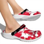 Customized Nebraska Cornhuskers Splatter Pattern Crocs Best selling