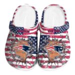 Customized New England Patriots Freedom Splinter Crocs Best selling