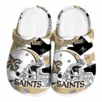 Customized New Orleans Saints Football Helmet Crocs Best selling