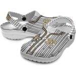 Customized New Orleans Saints Pinstripe Pattern Crocs Best selling